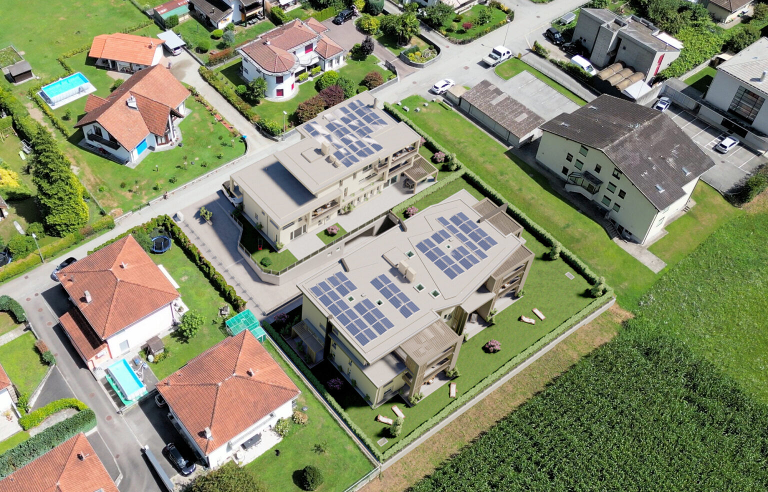 Nuovo spazioso appartamento all’ultimo piano con bella terrazza
