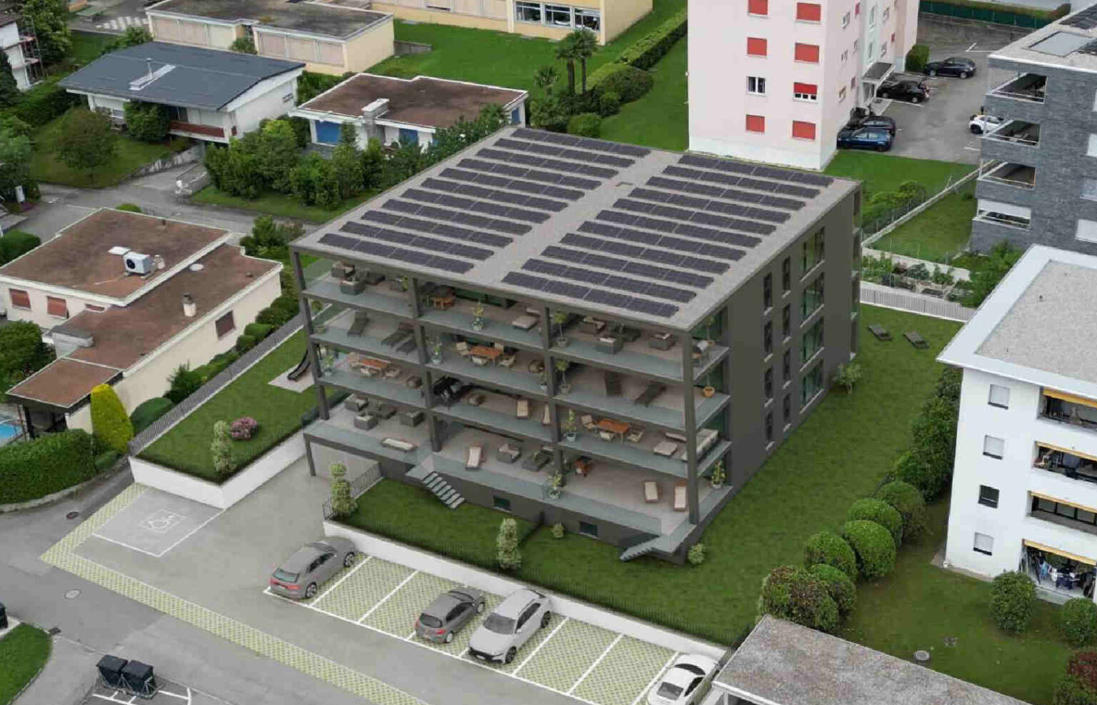 Nuovo appartamento con grande giardino in zona comoda e tranquilla